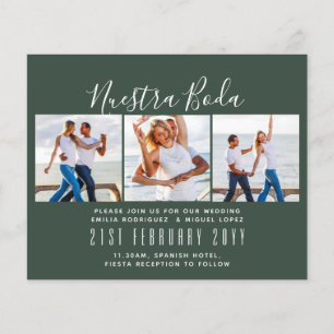 Nuestra Boda Photo Collage Mariage INVITE