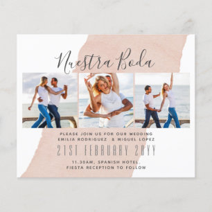 Nuestra Boda Photo Collage Mariage INVITE