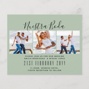 Nuestra Boda Photo Collage Mariage INVITE
