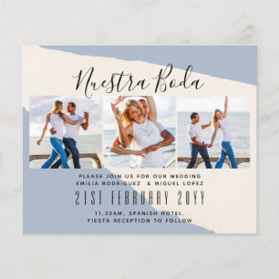 Nuestra Boda Photo Collage Mariage INVITE