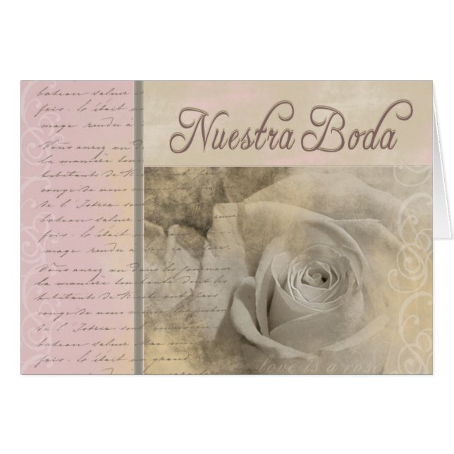 Nuestra romantique Boda (Devant horizontal)