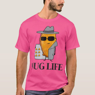 Nug Life Tee Poulet Nugget Tshirt pour Hommes Enfa