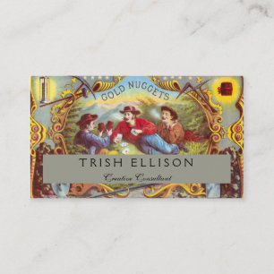 Nuggets d'or Antique Étiquette Cigar