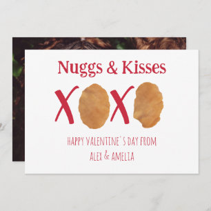 Nugs & Baisers Poulet Nuggets Pun Valentine Photo