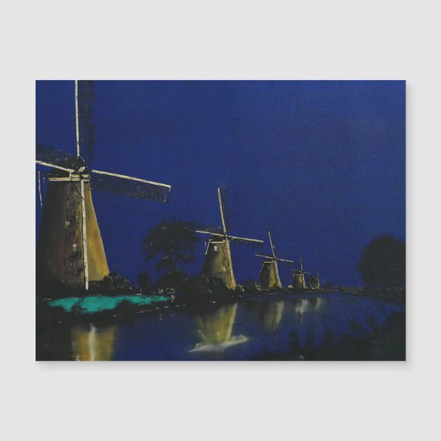 Nuit à Kinderdijk (Devant)