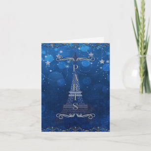Nuit à Paris sous les étoiles bleues Merci