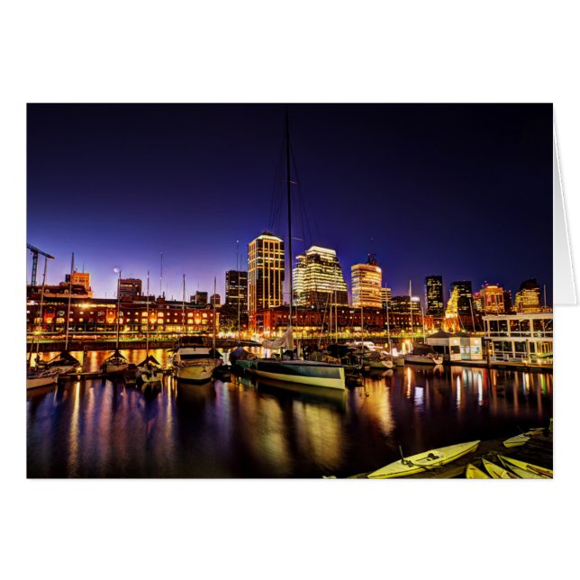 Nuit À Puerto Madero (Devant horizontal)