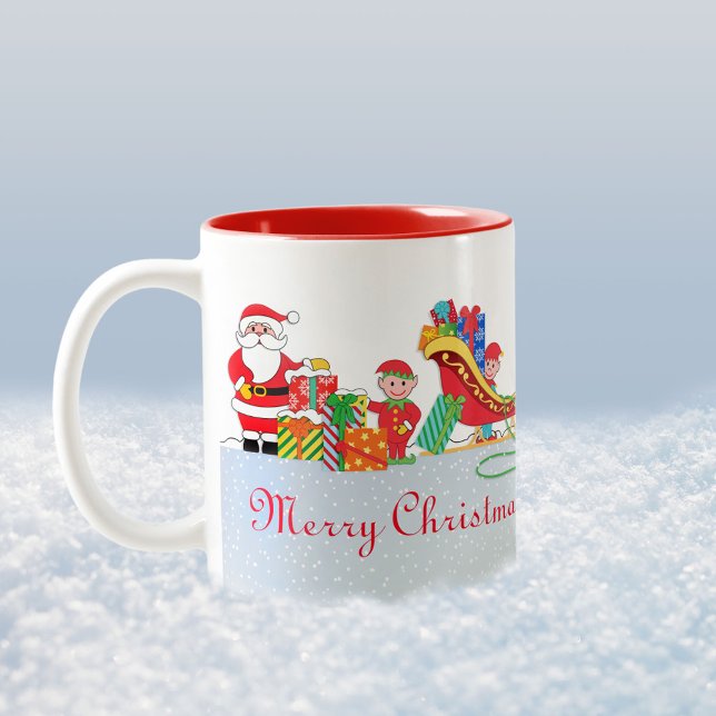 Nuit avant Noël Mug (Créateur téléchargé)
