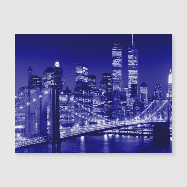 Nuit bleue de New York City (Devant)