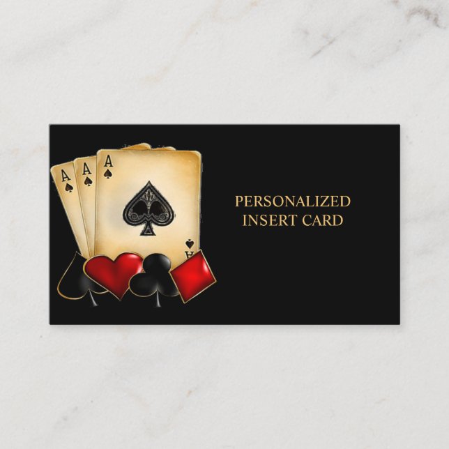 NUIT CASINO, NUIT POKER, JEU, CARTES DICE (Devant)