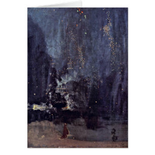 Nuit dans le noir et or par James Mcneill Whistler
