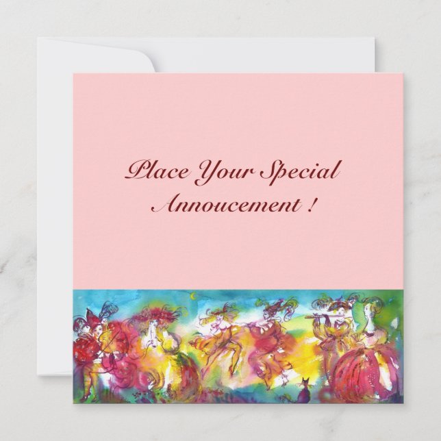 NUIT DE CARNAVAL, Mardi Gras Mascarade, Danse, Mus (Devant)