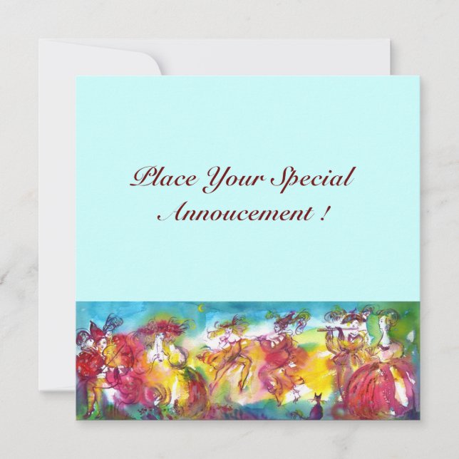 NUIT DE CARNAVAL, Mardi Gras Mascarade, Danse, Mus (Devant)