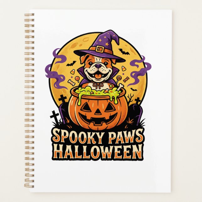 Nuit de citrouille bouledogue Halloween (Devant)