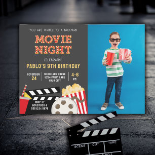 NUIT DE FILM AVEC INVITATION PHOTO