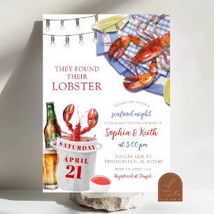 Nuit de fruits de mer Invitation de la fête