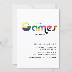 Nuit de jeu de la vieille école   Jeux de société