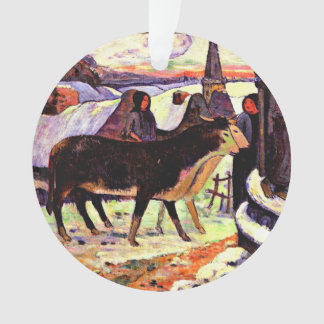 Nuit de Noël, peinture d'art par Gauguin