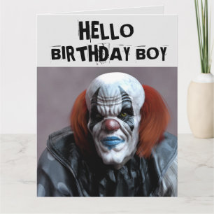 NUIT DE PEUR FUNNY ANNIVERSAIRE GARÇON CARTE SURTA