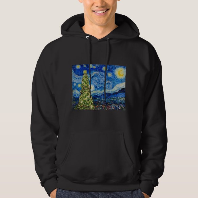 Nuit de Van Gogh Starry - Sweat - shirt à capuche  (Devant)