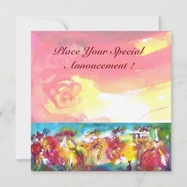 NUIT DU CARNAVAL, Masque Mardi Gras, Danse, Musiqu (Devant)