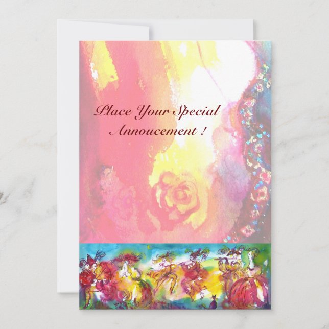 NUIT DU CARNAVAL, Masque Mardi Gras, Danse, Musiqu (Devant)