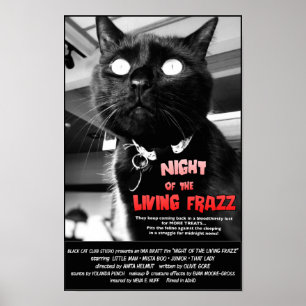 Nuit du Frazz Vivant ! Poster du film d'horreur de