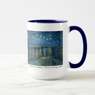 Nuit étoilée de Van Gogh Mug de gratitude artistiq