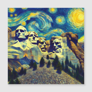 Nuit étoilée Mont Rushmore South Dakota