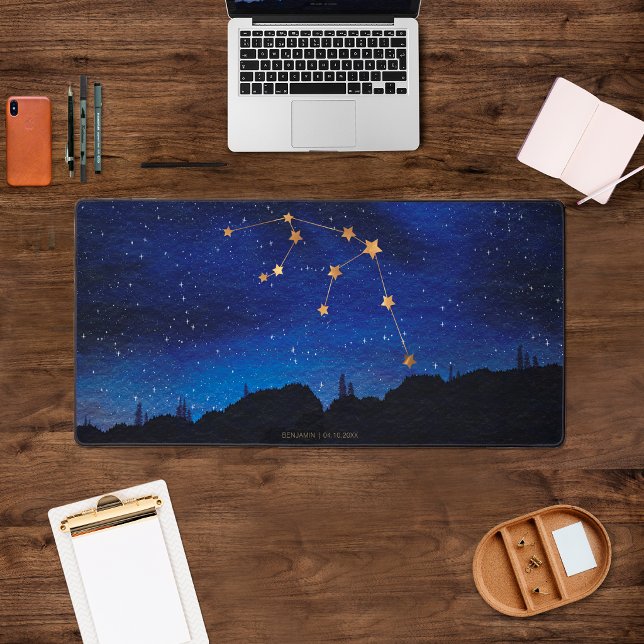 Nuit étoilée Or Aquarius Constellation du zodiaque (Créateur téléchargé)