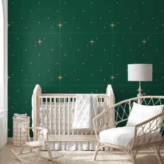 Nuit étoilée - Papier peint adhésif Green