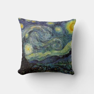 Nuit étoilée par van Gogh Coussin