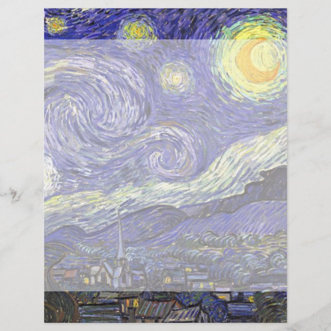 Nuit étoilée par Vincent van Gogh (Devant)
