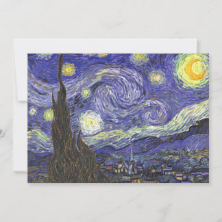 Nuit étoilée par Vincent van Gogh Faire-part