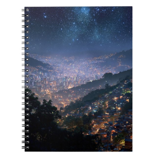 Nuit étoilée sur le Carnet de la ville (Devant)