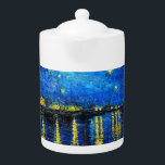 Nuit étoilée sur le Rhône par Vincent Van Gogh<br><div class="desc">Nuit étoilée sur le Rhône par Vincent Van Gogh. C'est un vieux chef-d'oeuvre du peintre néerlandais Vincent Van Gogh. Cette belle peinture a une belle couleur, vive et saturée. Vincent Van Gogh était un peintre impressionniste de poste hollandais. Ce tableau a été peint sur les rives du Rhône en France....</div>