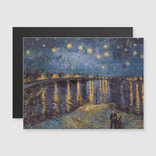 Nuit étoilée sur le Rhône par Vincent Van Gogh (Devant / Derrière)