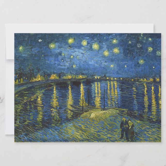 Nuit étoilée sur le Rhône par Vincent van Gogh (Devant)