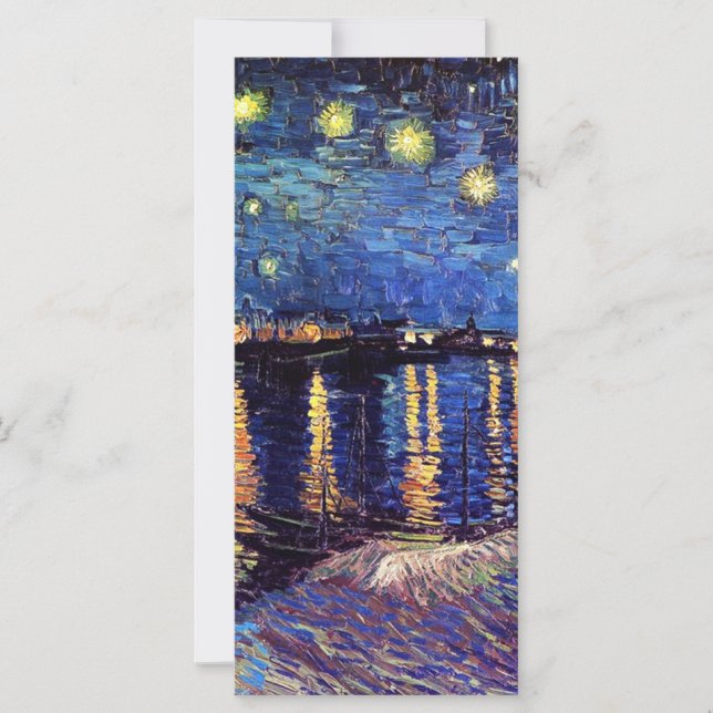 Nuit étoilée sur le Rhône, Vincent van Gogh (Devant)