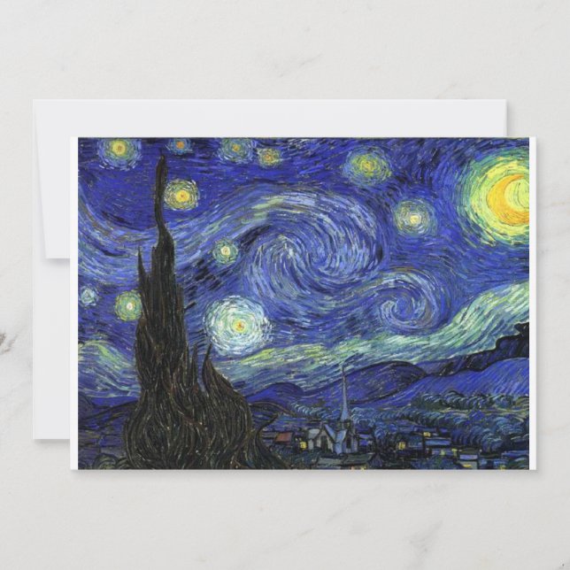 Nuit étoilée, Vincent van Gogh (Devant)