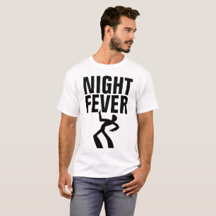 NUIT FEVER Disco danse T-shirts Vintages