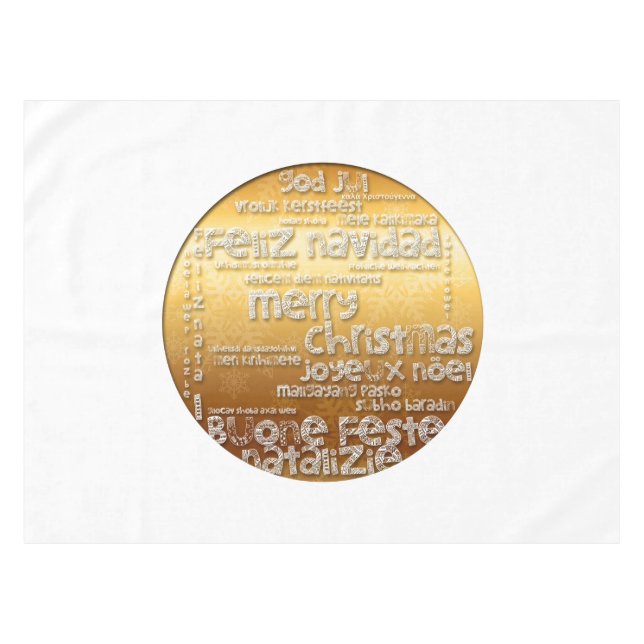 Nuit internationale Navidad Noel Nappe (Devant (Horizontal))