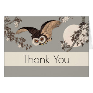 Nuit Japonaise Chouette Lune Bois Coupe Flying Nig