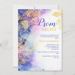 Nuit pour se souvenir de Prom Invitation