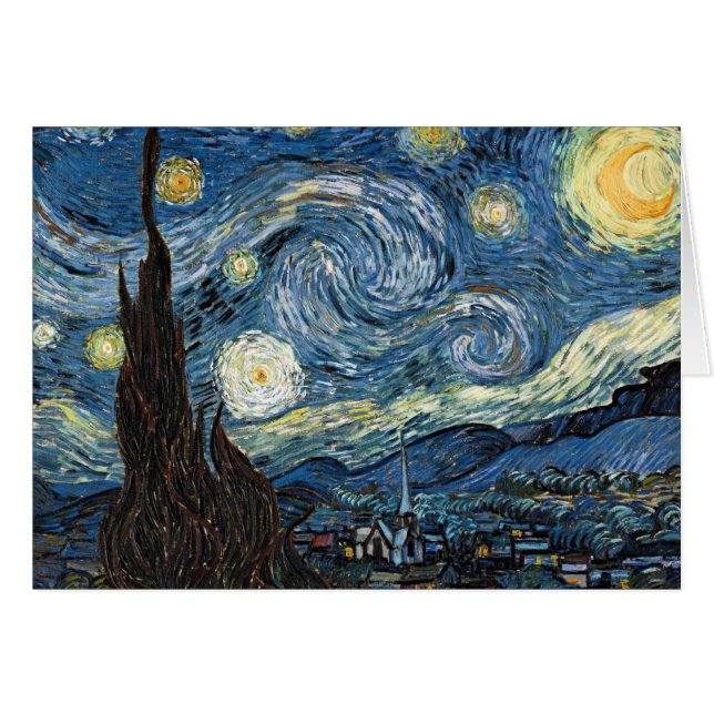 Nuit Van Gogh Starry (Devant horizontal)