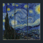 Nuit Van Gogh Starry<br><div class="desc">Nuit étoilée par Vincent Van Gogh,  huile sur toile,  1889.</div>
