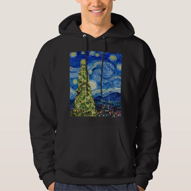 Nuit Van Gough Starry - Sweat - shirt à capuche d' (Devant)
