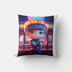 Nuits de rêve : Coussin fille mignonne