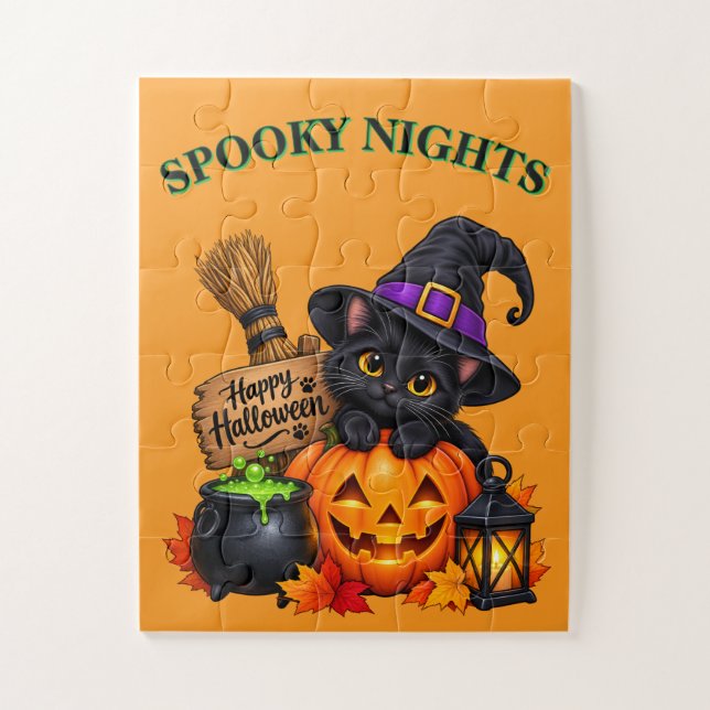 Nuits effrayantes Puzzle Halloween (Vertical)