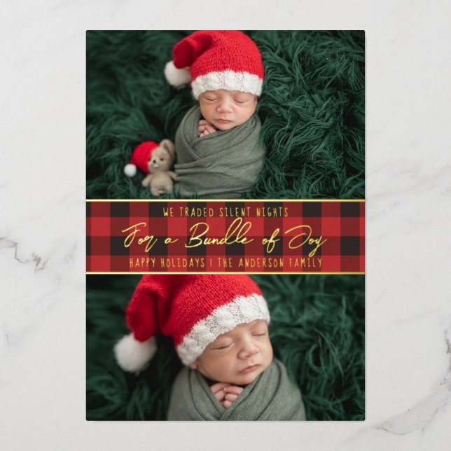 Nuits sans silence | Annonce de naissance de Noël (Recto)